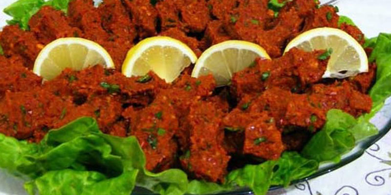 کوفته خام آنتالیا ترکی