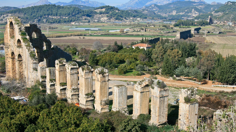 قنات آسپندوس،‌ یادگاری از شهر باستانی آسپندوس در آنتالیا